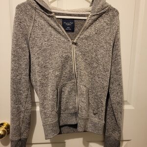 American Eagle Outfitters Heathered Gray Hoodie